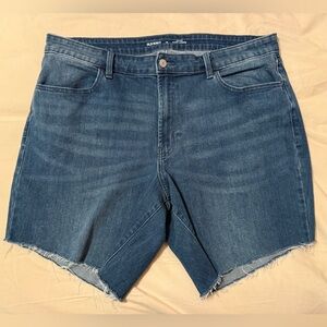 Old Navy Dark Blue Wow Loose Fit Jeans Shorts